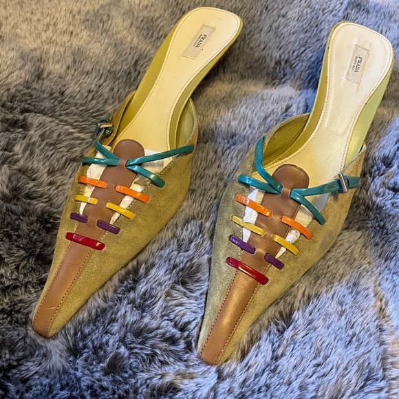Prada mules (size 38.5 / 7.5) - Picture 1 of 5